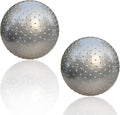 penepico Large Sensory Massage Ball for Kids, 33.5" 85CM Bouncy Exercise Balls, Big Inflatable Balls with Tactile Spikes, Outdoor Play Yoga Balls, Large Beach Ball (2 Set Grey)