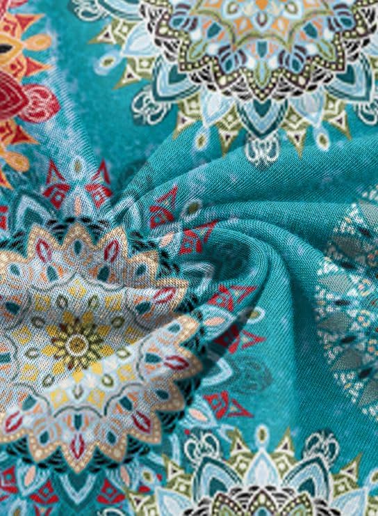Poetsky Summer Womens Tunic Tops for Leggings with Pockets Short Sleeve Casual Long T Shirts S-3XL