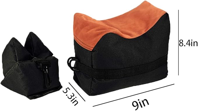 Tactical Shooting Gun Mat Outdoor Professional Waterproof Non-Slip Shooting Mat Firearm Shooting Bag Rifle Rest Bag Shooting with Front and Rear Support Sandbags