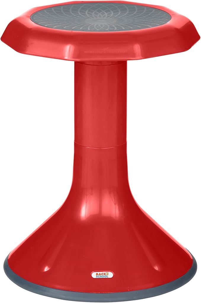 Wobble Stool, 18", Flexible Seating, Red