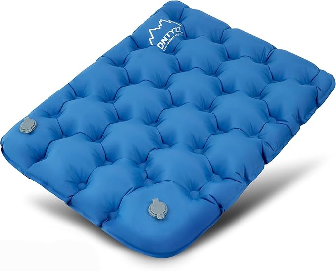 ONTYZZ Inflatable Seat Cushion Lightweight Stadium Seat Pad Travel Air Seat Cushion for Hiking Office Airplane Stadium Car