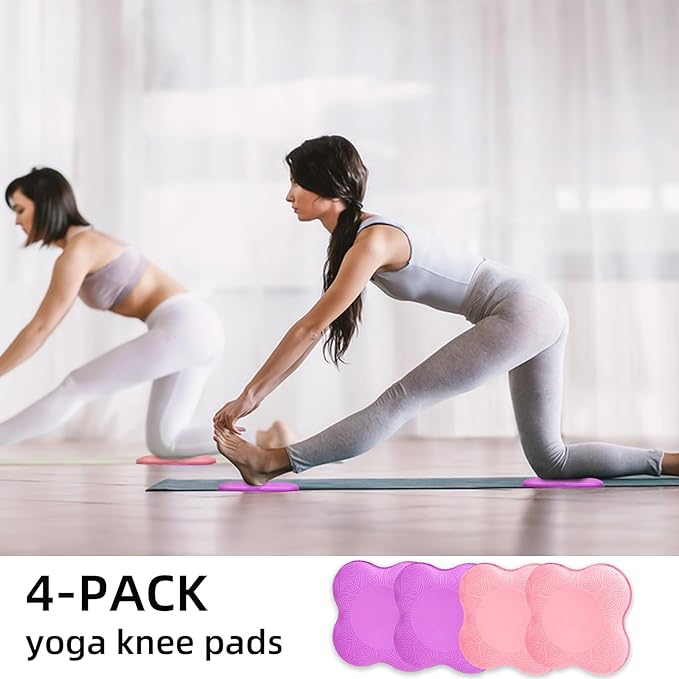 Yflingjie 2 packs Yoga Knee Pad Cushion Extra Thick for Knees Elbows Wrist Hands Head Foam Pilates Kneeling pad Yoga Knee Cushion Thick Exercise Pads for Knees Elbows Wrist Hands Head Foam Pilates Kneeling pad，Support Foam Pads for Women and Men