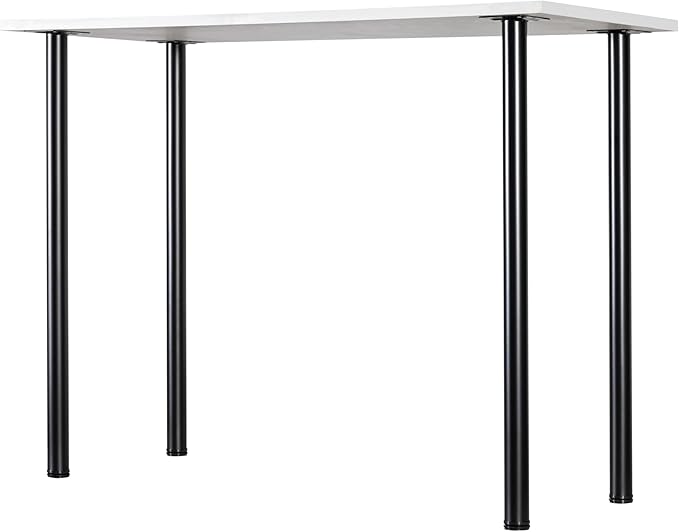 WUHUANGKAKA 40 Inch Adjustable Metal Desk Legs, Suitable for DIY Furniture, Computer Desk, Dining Table, Workbenches, Coffee Table, Set of 4 (Black)