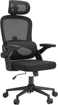 SIHOO Ergonomic Office Chair, Adjustable Lumbar Support, 110-130° Tilt, 3D Armrests, Rolling Computer Desk Chair with Headrest Black
