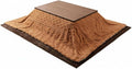 パレットライフ Palette Life Kotatsu Futon, 3D Pattern Jacquard Boa, 74.8 x 94.5 inches (190 x 240 cm), Rectangular Caramel