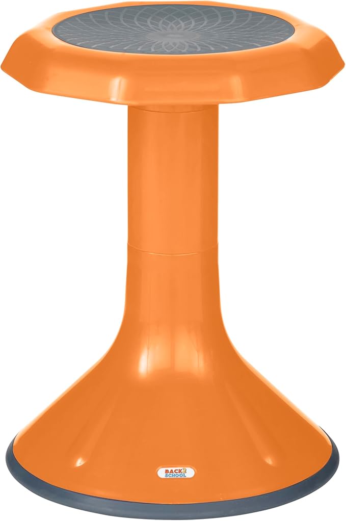 Wobble Stool, 18", Flexible Seating, Orange