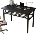 Folding Desk, 31.5" Foldable Desk for Small Spaces - Space Saving Folding Computer Desk, Portable Compact Design for Home Office, Bedroom, Dorm & Apartment, No Assembly Required