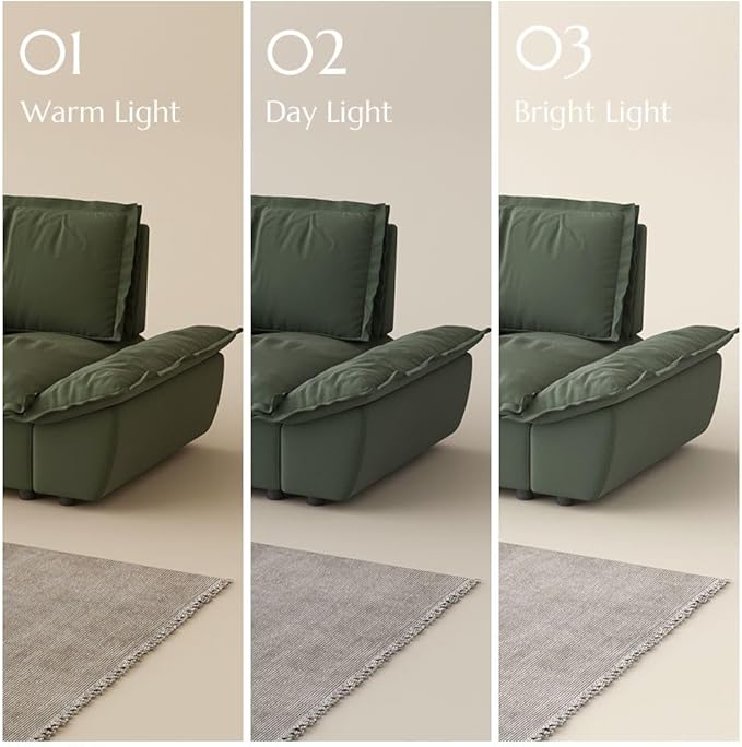 POVISON Oversized Modular Sectional Sailboat Sofa for Living Room with Adjustable Backrest Sectional Couches Large Deep Sofa Set 4 Seats Big Comfy Cloud Couch for House Office