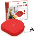 SISSEL SITFIT 14in Red | Active Sitting & Training | Strengthens Back & Pelvic Floor Muscles | Versatile Use: Legs & Veins | Adjustable Pressure | Includes Exercise Poster