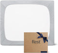 REST® Evercool®+ Fitted Sheet, Full Size, Light Gray, 15" Deep (up to 18’’), Breathable Bedding for Hot Sleeper and Night Sweats, Bed Sheet with Ionic+ Self-Cleaning Silver Yarn for Sensitive Skin