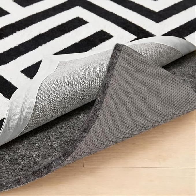 GORILLA GRIP Felt and Natural Rubber Stay in Place Slip Resistant Rug Pad, 1/4in Thick, 2x3 FT Protective Padding Under Area Rugs, Cushioned Gripper Pads, Carpet Runners, Hardwood Floors Protection