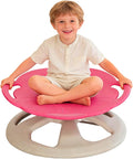 FERUERW Spinning Chair for Autistic Kids with Handle, Sensory Swivel Chair, 220LBS Weight Capacity, Sensory Toy for Children with ADHD/Autism, Training Body Coordination, 3+ Years (Red)