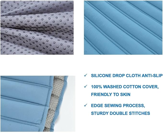 Pressure Relief Bed Cushion, Highly Breathable Air Mesh Design, No Pump, No Noise, Soft and Comfortable, Resilient and Supportive