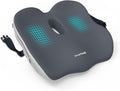 Memory Foam Seat Cushion for Office Chair & Car Seat, Sciatica & Tailbone Pain Relief, Orthopedic Coccyx Cushion with Non-Slip Bottom