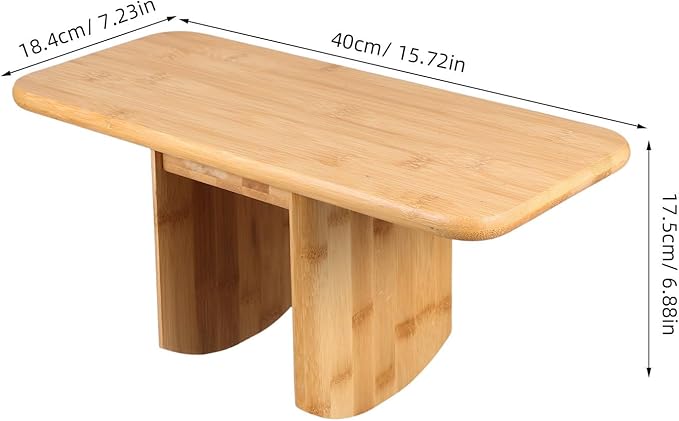 HOODANCOS Portable Meditation Bench Stool for Floor Sitting with Stable Support, Compact Lightweight Wood Prayer Chair for Yoga, Seniors, and Mindfulness Practice