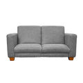 Children's Factory As We Grow Modern Kids Sofa, Flexible Seating for Classroom Elementary, Adjustible Kids Couch for Playrooms and Daycares, Faux Distressed Leather Gray