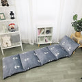 ICOPUCA Floor Lounger Pillow casing for boy Girl, Soft Minky Plush, Anchor Print, Cover/Sleeve Only! Perfect Reading and Watching TV Cushion - Excellent for Sleepovers, Queen Size;