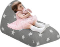 COMAX Bean Bag Chairs for Kids, Kid Beanbag Chair Stuffed with Filler, Toddler Lounge Chair Cotton, Lazy Floor Lounger for Girls and Boys, Premium Cotton Canvas