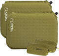 ATEPA Inflatable Seat Cushion, Self-Inflating Portable Stadium Airplane Travel Foam Cushion Pad for Camping, Sports Events, Outdoor