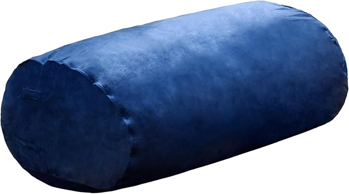 Hobestluk 4FT Bean Bag Chair Large Beanbag with Removable Cover Adult Bean Bag Chair with Portable Handle Desgin for Living Room Bedroom (Blue, 4FT)