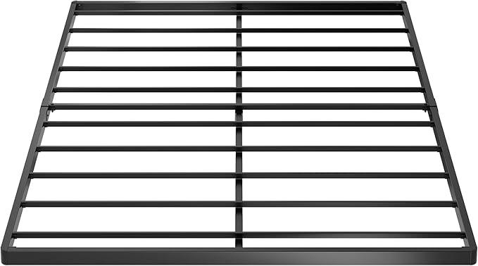 Upcanso Full Size Box Spring Bed Base 2 Inch, Low Profile Metal Boxspring Full Size Bunkie Board 2 Inch, 3000 Lbs Max Weight Capacity Mattress Foundation, Noise-Free, Easy Assembly