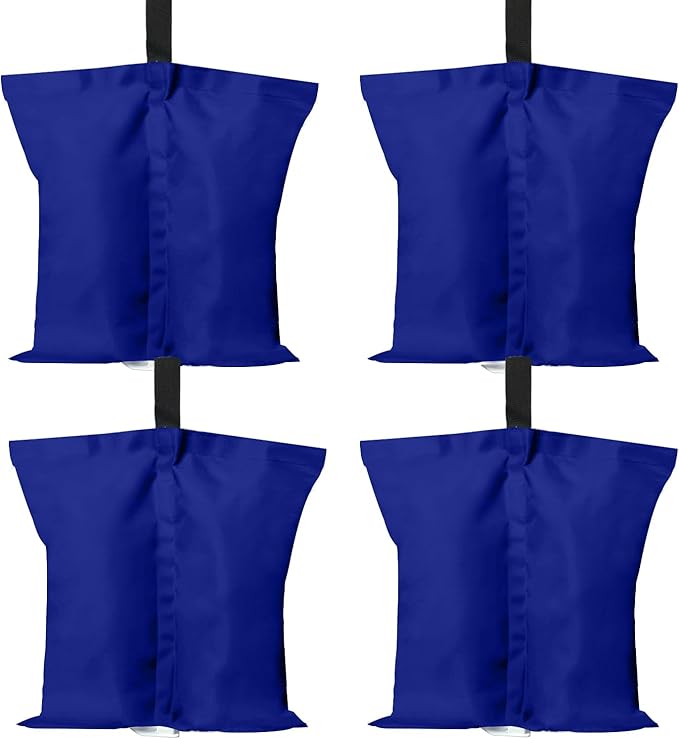 ABCCANOPY Canopy Weights Tent Sand Bags,4pcs-Pack (Blue)
