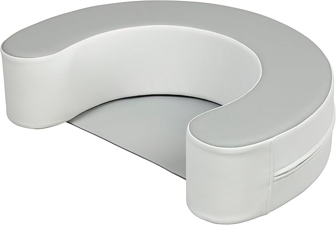 Sit 'n' Support Cushion, Floor Seat, Grey/Light Grey
