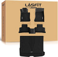 LASFIT Floor Mats & Cargo Mat for Mercedes Benz GLC SUV 2026 2025 2024 2023 GLC300 / GLC43 AMG / GLC63 AMG S E (Not for Coupe & PHEV (350e)), All Weather TPE Floor Liners & Trunk Mat
