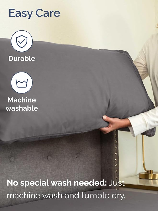 Extra Deep Pocket Twin XL Sheets - 3 Piece Breathable & Cooling Bed Sheets - Hotel Luxury Bed Sheet Set - Soft, Wrinkle Free & Comfy - Easily Fits Extra Deep Mattresses - Deep Pocket Dark Grey Sheets
