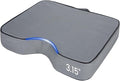 FirstGift 1-Pack 3.15" Stadium Seat Cushions - Portable Water-Resistant Bleacher Pads with Decorative Trim, Lightweight & Comfortable for Sports, Games, and Outdoor Events