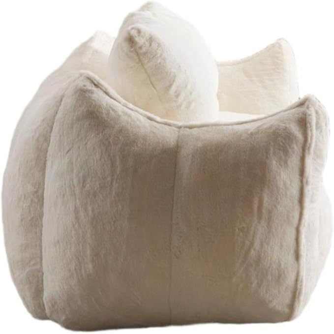 KEIKI Giant Bean Bag Couch for Adults, Oversized Loveseat, 2 Seater Fireside Chair, Comfy Lazy Floor Sofa, Cozy Reading Chair with Pillows for Living Room, Bedroom, No Assembly Required