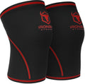 Iron Bull Strength Knee Sleeves 7mm (1 Pair) - Compression Brace & Knee Sleeve For Weightlifting, Powerlifting & Cross Training - Knee Support for Squats - Men & Women