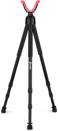 Zeadio Tripod Hunting Rest with High Density Foam Grip, Twist-Style Locking Leg, and Non-Marring V-Yoke Rest Head for Outdoor Activities