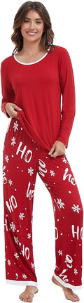 GYS Viscose from Bamboo Women's Pajama Sets Super Soft Long Sleeve Sleepwear Comfy Winter Pjs Sets S-4X