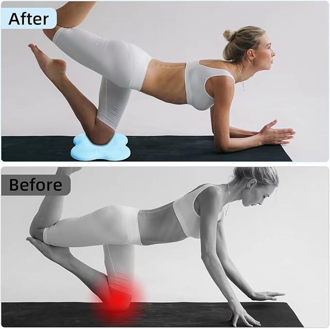 Yflingjie 2 packs Yoga Knee Pad Cushion Extra Thick for Knees Elbows Wrist Hands Head Foam Pilates Kneeling pad Yoga Knee Cushion Thick Exercise Pads for Knees Elbows Wrist Hands Head Foam Pilates Kneeling pad，Support Foam Pads for Women and Men