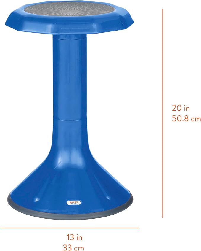 Wobble Stool, 20", Flexible Seating, Blue
