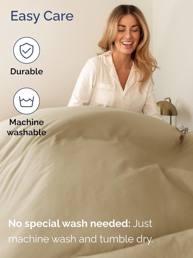 Extra Deep Pocket Full Sheets - 4 Piece Breathable & Cooling Bed Sheets - Hotel Luxury Bed Sheet Set - Soft, Wrinkle Free & Comfy - Easily Fits Extra Deep Mattresses - Deep Pocket Beige Sheets Set