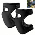 Knee Pads for Gardening - 1.5+1.5cm Dual-Layer Gel-Foam, Non-Slip, Waterproof & Breathable for Joint Support | Heavy Duty Kneeling Pads for Weeding, Floor Scrubbing, Tile Work (Black)