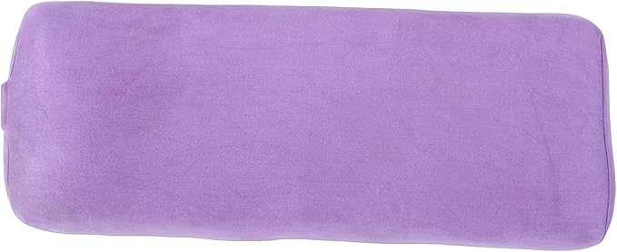 Drfeify Meditation Cushion Pillow Supportive Floor Pillow Rectangular Sponge Easy Carry Handle Washable Cover for Yoga Relaxation (Purple)