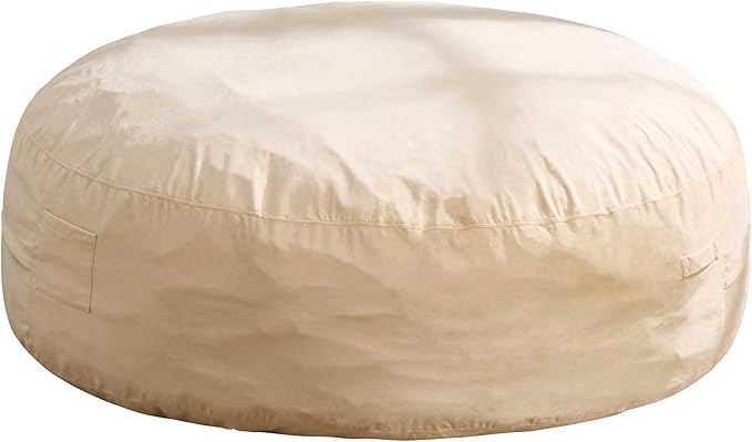 Hobestluk Bean Bag Chair 6Ft Giant Bean Bag Chairs for Adults Large Bean Chairs with Removable Cover,Big BeanBag Chairs for Living Room, Bedroom