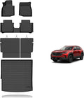 KELCSEECS® Floor Mats & Cargo Liner with Seatback Mats for 2025 2026 Mazda CX-50 Hybrid,All Weather Protection TPE Floor Liners Front& Rear Row Full Set CX50 Hybrid Accessories Black