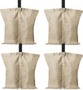 ABCCANOPY Canopy Weights 120 LBS Tent Sand Bags,4pcs-Pack (Beige)