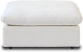 WJShome Modern Ottoman Module for Living Room, Cushion Covers Removable, Minimalist Comfy Breathable Footstool,White