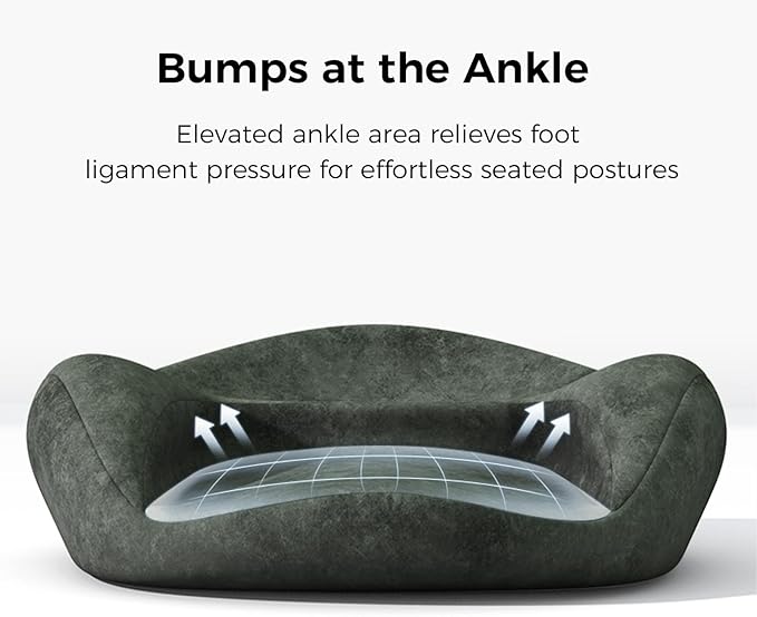 UTJZIB Meditation Cushion & Pillow Seat - No More Numb Legs Comfortable Memory Foam Sitting for Adult, idea for Reading, Yoga.