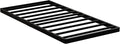 Maenizi Twin Box Spring 2 Inch Low Profile, Heavy Duty Metal Box Spring Bed Base Bunkie Board, Mattress Foundation, Easy Assembly, Noise Free, Black