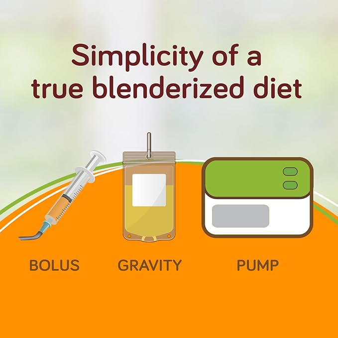 Real Food Blends Eggs, Apples & Oats - Pureed Food Meals for Tube Feeding with Protein, Vegetables & Fruits - 320 Calories for Breakfast, Lunch & Dinner - 9.4 oz (Pack of 12)