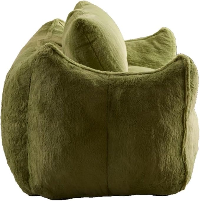 KEIKI Giant Bean Bag Couch for Adults, Oversized Loveseat, 2 Seater Fireside Chair, Comfy Lazy Floor Sofa, Cozy Reading Chair with Pillows for Living Room, Bedroom, No Assembly Required