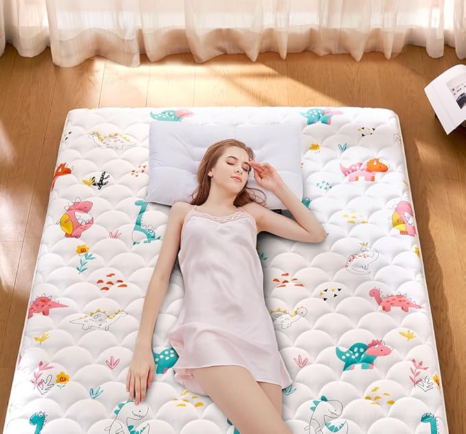 jzbearapt Premium Foam Japanese Floor Mattress Futon Mattress,100% High Density Comfortable Foam,Thicken Tatami Mat Sleeping Pad,Portable Kids Adults Sleeping Mats for Guest Room, Dormitory