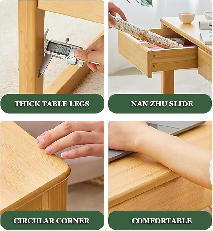 Japanese Meditation & Tea Table Antique Altar Table, Multifunctional Low Floor Tatami Table for Tea, Laptop, and Meditation (Beige, 70x42x30cm)