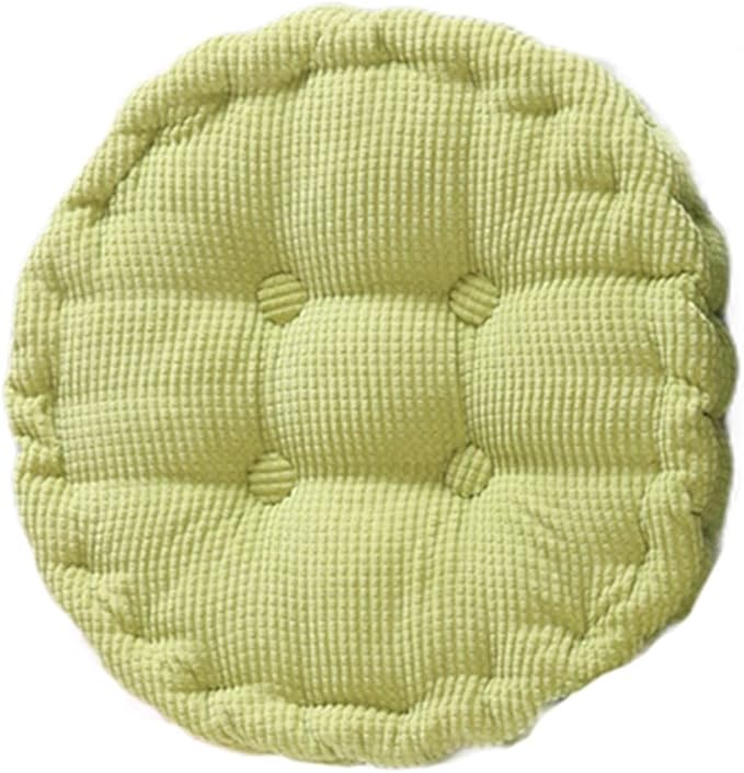 Round Soft Chair Cushions Home Floor Pillow Indoor Corduroy Chair Pads Office Seat Cushion, 19" D.